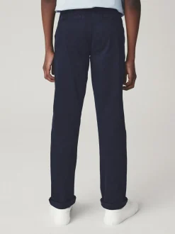 Donkerblauw - Stretchy chino's (3-17jr)