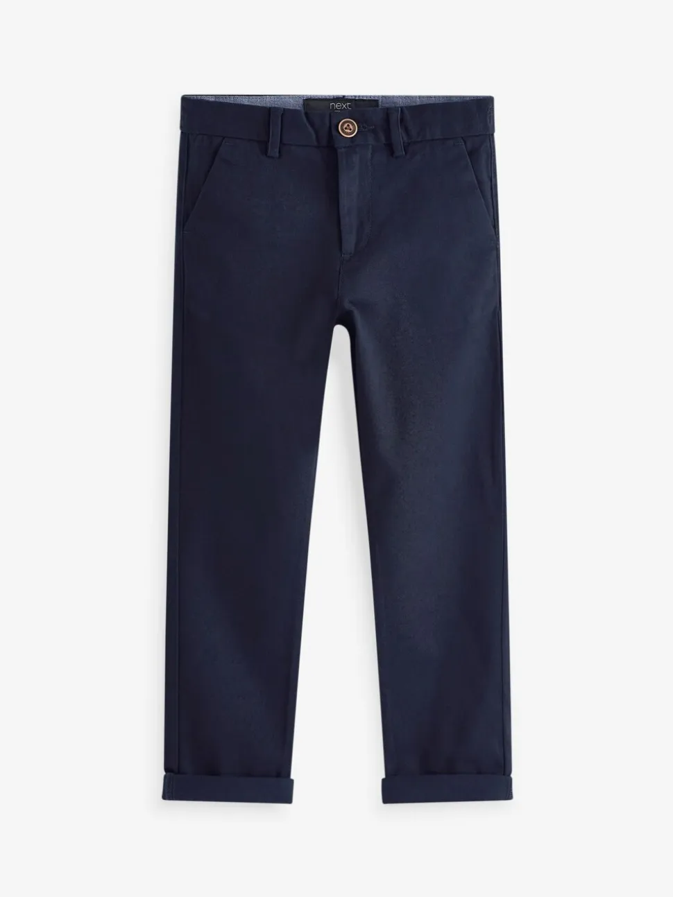 Donkerblauw - Stretchy chino's (3-17jr)