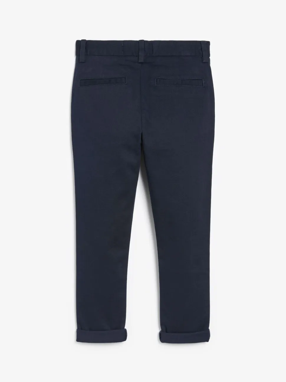 Donkerblauw - Stretchy chino's (3-17jr)