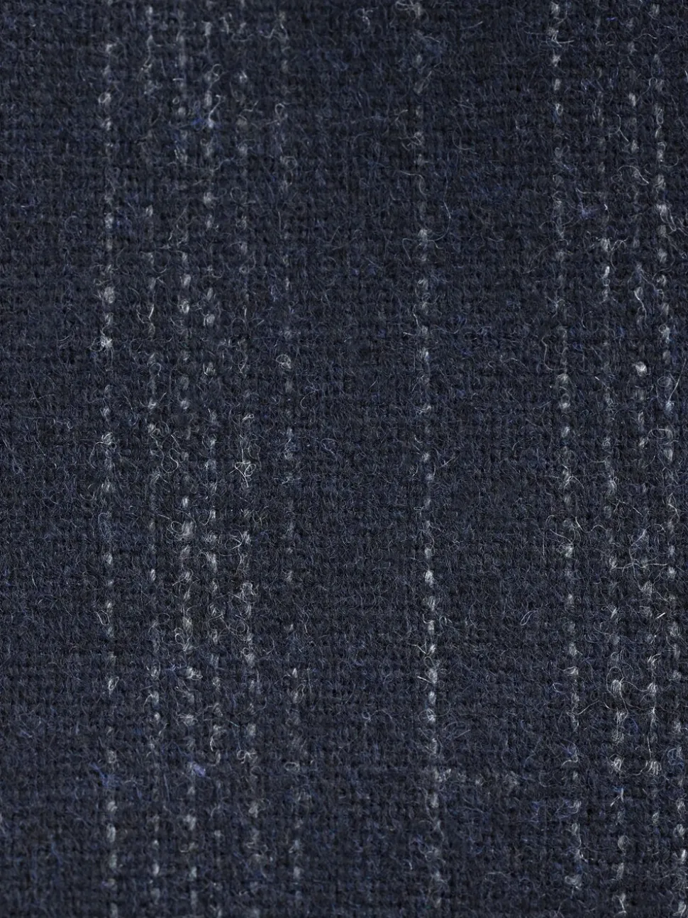 Donkerblauw - Striped Wool Blend Suit Waistcoat