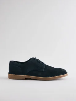 Donkerblauw - Suède desertschoenen
