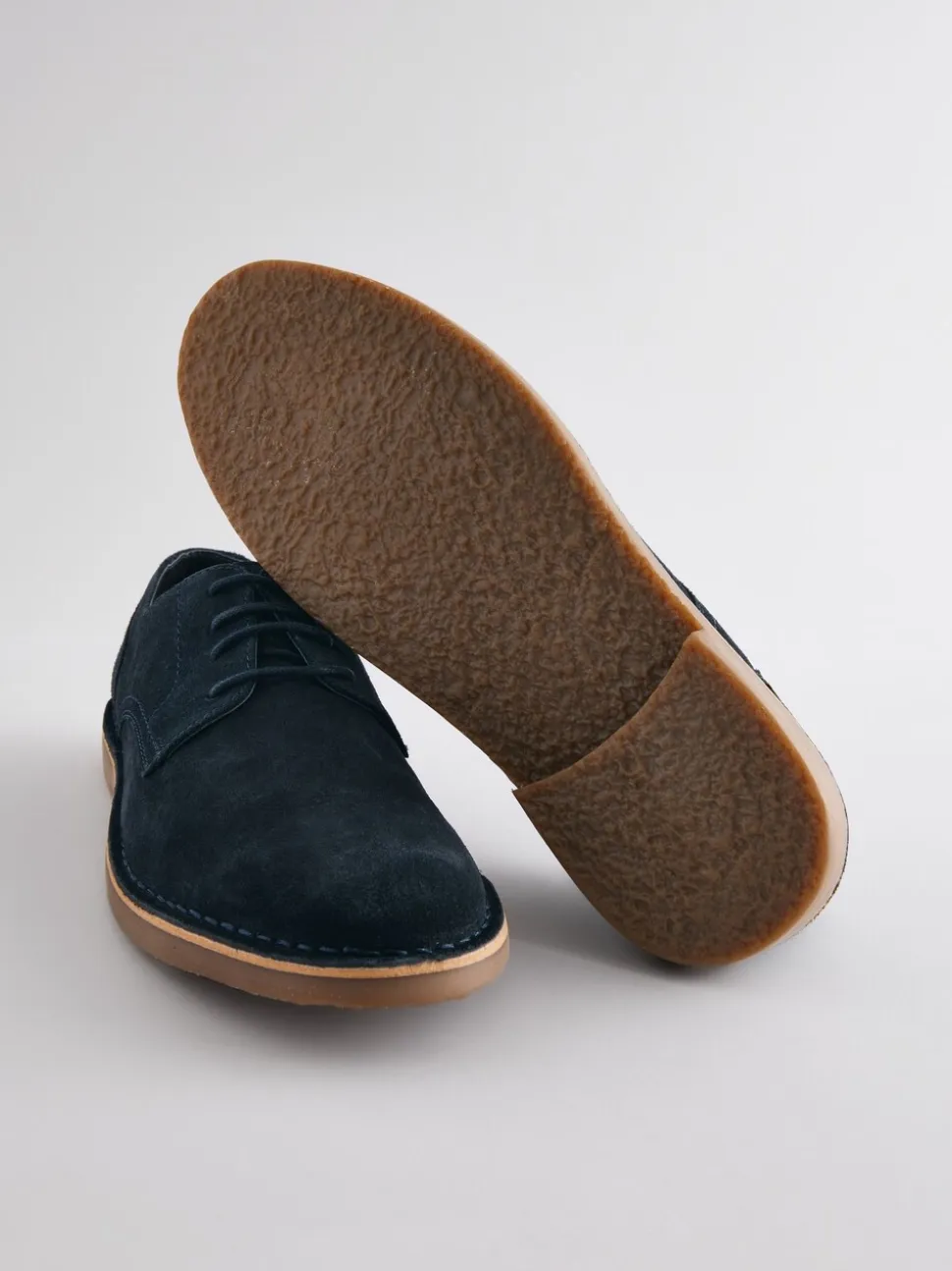 Donkerblauw - Suède desertschoenen