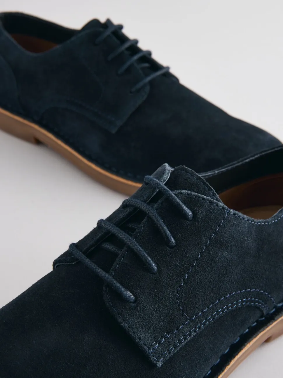 Donkerblauw - Suède desertschoenen