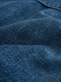 Donkerblauw - Superzachte slim-fit jeans