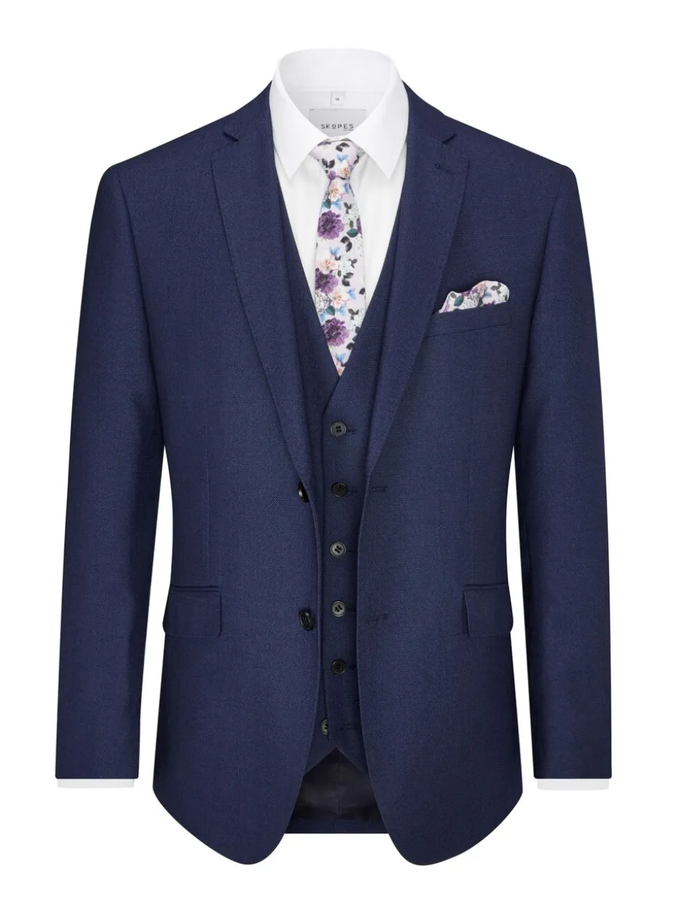 Donkerblauw - Tailored - Skopes Harcourt kostuumjasje