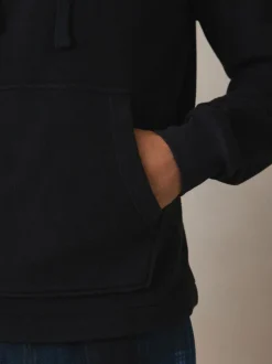 Donkerblauw - Thermal Fleece Bottoms Long Sleeve Hoodies Set
