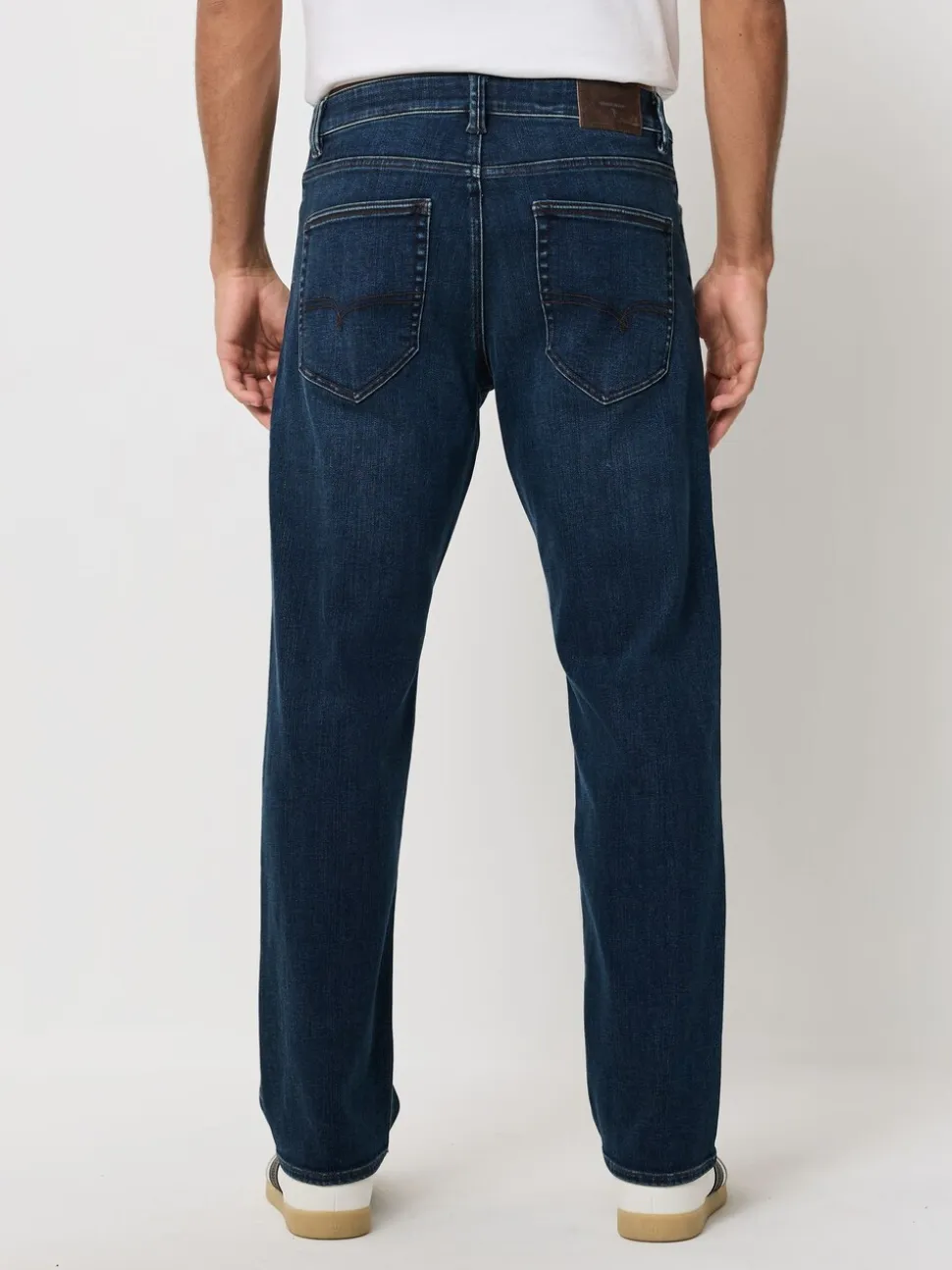Donkerblauw - ThermoGen - Straight fit - Motionflex jeans