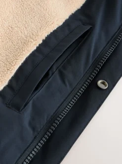 Donkerblauw - ThermoGen Parka Jack met Borg voering