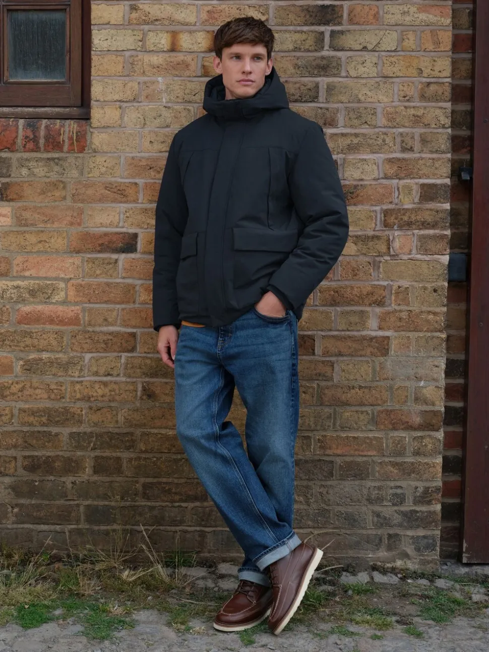 Donkerblauw - ThermoGen Parka Jack met Borg voering