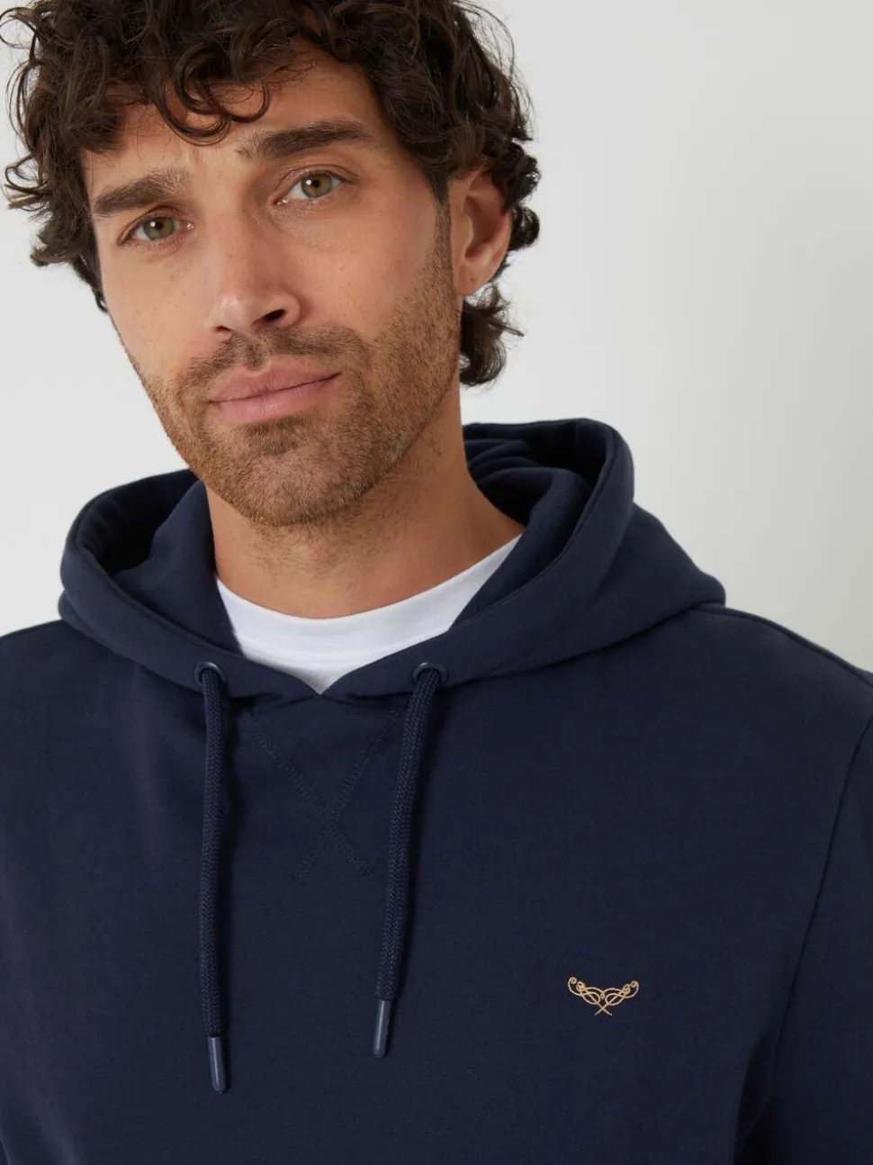 Donkerblauw - Threadbare - Hoodie