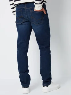 Donkerblauw - Threadbare - Slim-fit jeans met stretch