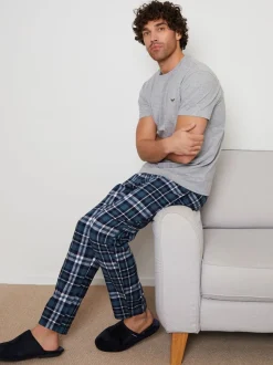 Donkerblauw - Threadbare pyjamaset