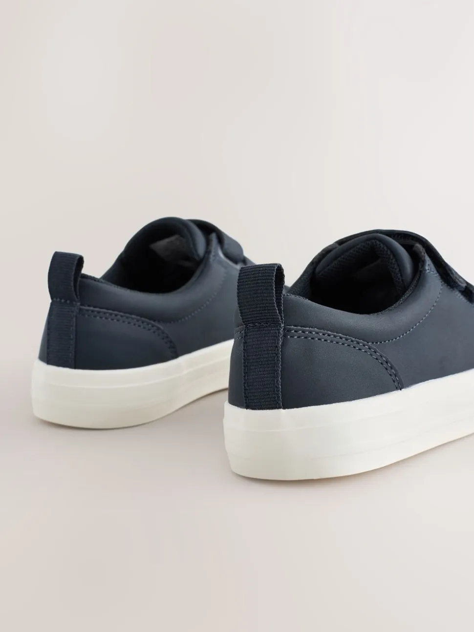 Donkerblauw - Touch Fastening Slimme Casual Trainers