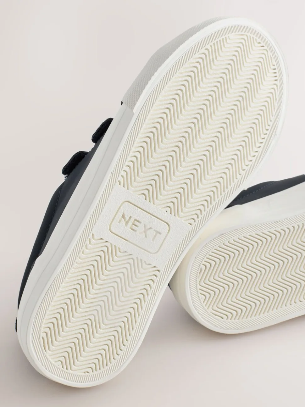 Donkerblauw - Touch Fastening Slimme Casual Trainers