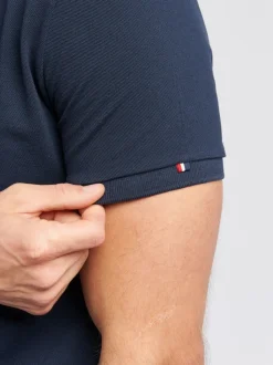 Donkerblauw - U.S. Polo Assn. Piqué poloshirt met normale pasvorm van 100% katoen