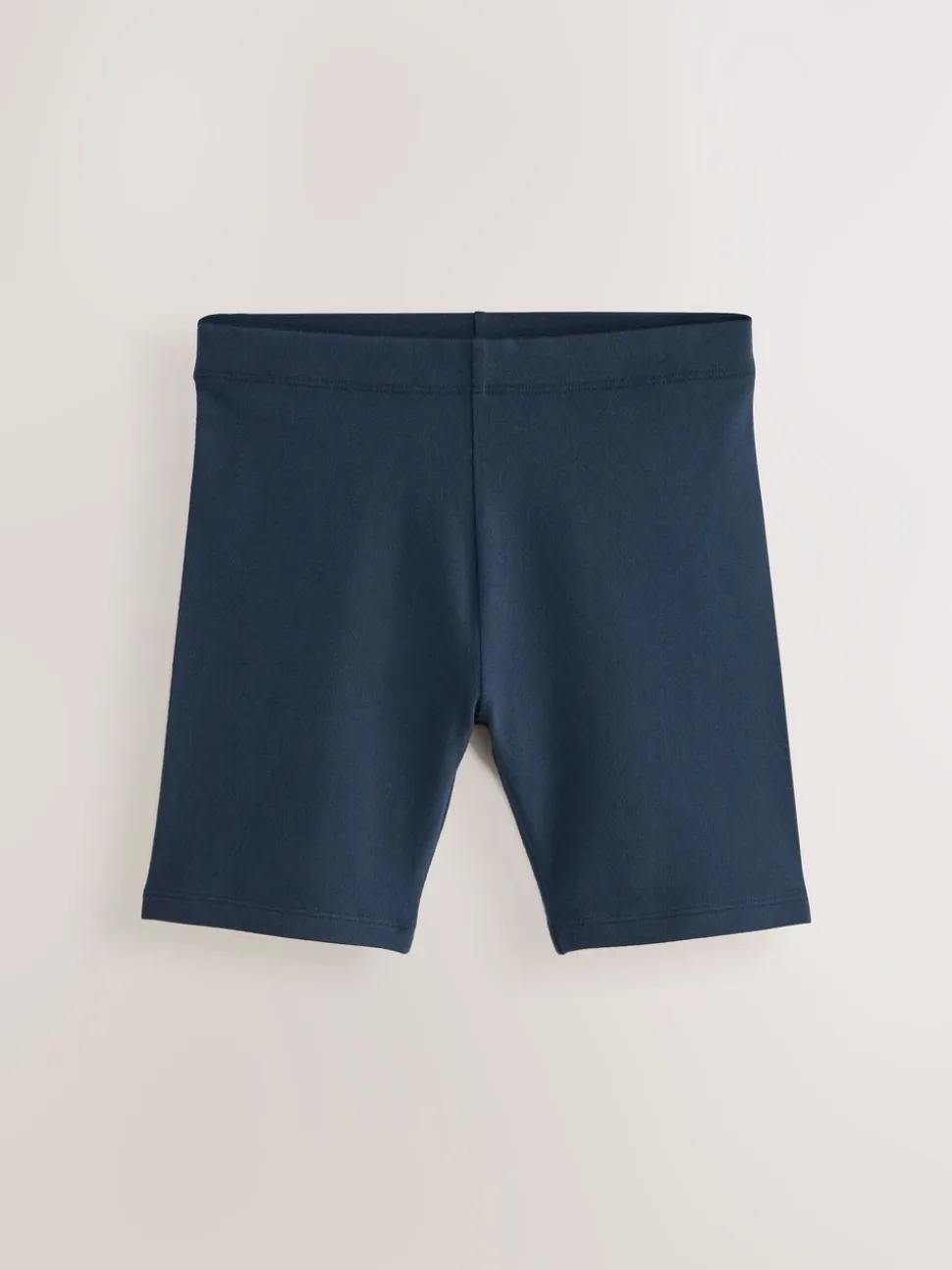 Donkerblauw - Verpakking van 2 stretchy fietsshorts met hoog katoengehalte (3-16jr)