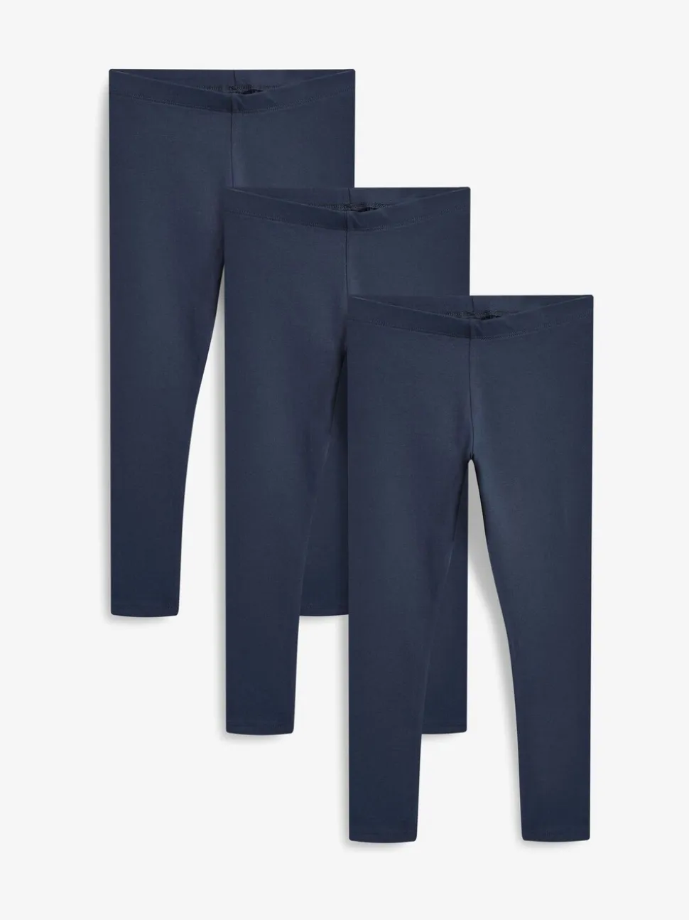 Donkerblauw - Verpakking van 3 leggings (3-16 jr)
