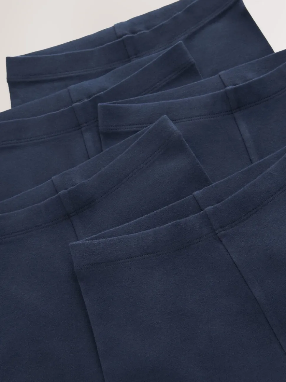 Donkerblauw - Verpakking van 5 stretchy fietsshorts met hoog katoengehalte (3-16jr)