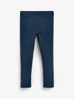 Donkerblauw - Verpakking van 5 leggings (3-16 jr)