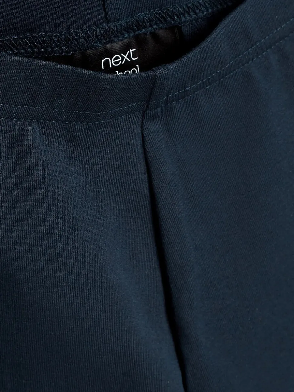 Donkerblauw - Verpakking van 2 stretchy fietsshorts met hoog katoengehalte (3-16jr)