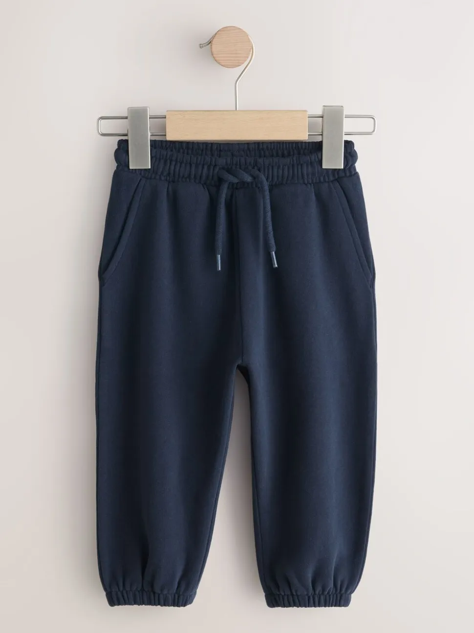 Donkerblauw - Zacht aanvoelende jersey joggingbroek (3 mnd-7 jr)