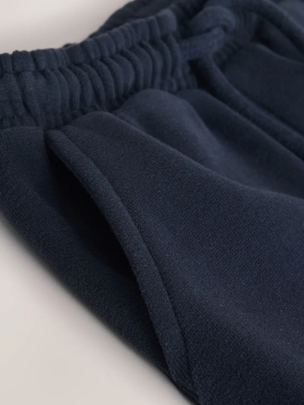 Donkerblauw - Zacht aanvoelende jersey joggingbroek (3 mnd-7 jr)