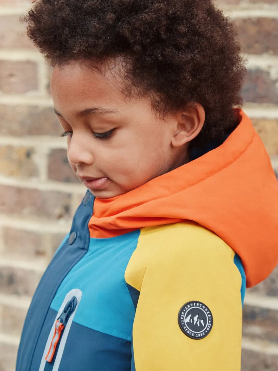 Donkerblauw colourblocking - Waterdicht sneeuwpak (3 mnd-7 jr)