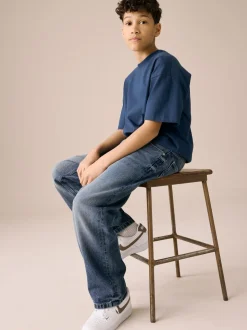 Donkerblauw denim - Authentieke jeans (3-16jr)