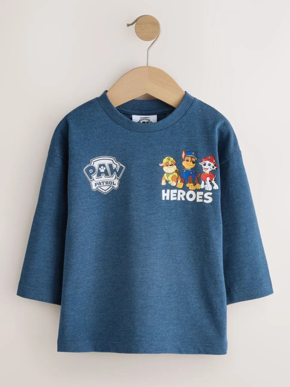 Donkerblauw gemêleerd - Paw Patrol T-shirt met lange mouwen (3mnd -8jr)