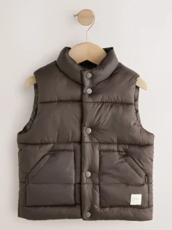 Donkerbruin - Gewatteerde gilet (3 mnd- 10 jr)