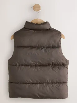 Donkerbruin - Gewatteerde gilet (3 mnd- 10 jr)