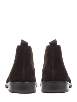 Donkerbruin - Jones Bootmaker - Deacon suède chukkalaarzen
