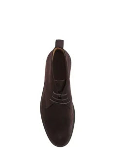 Donkerbruin - Jones Bootmaker - Deacon suède chukkalaarzen
