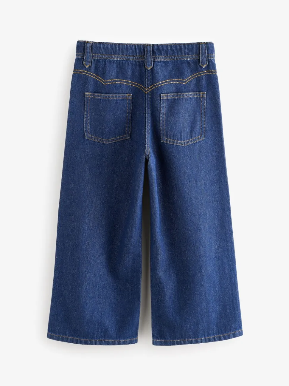 Donkere inktblauwe wassing - Jeans met wijde pijpen (3-16 jr)