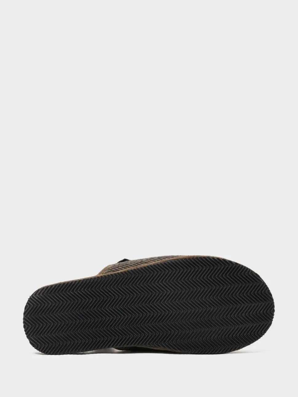 Donkergrijs - Crew Clothing Slip-On Suede Mule Slippers