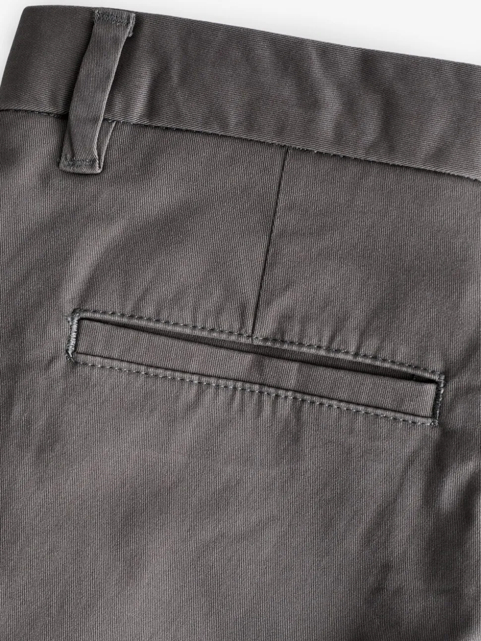 Donkergrijs - Slim Fit - Stretchy chino