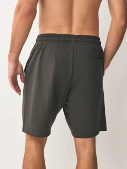 Donkergrijs/zwart - Loopback Soft Touch 2 Pack Jogger Shorts