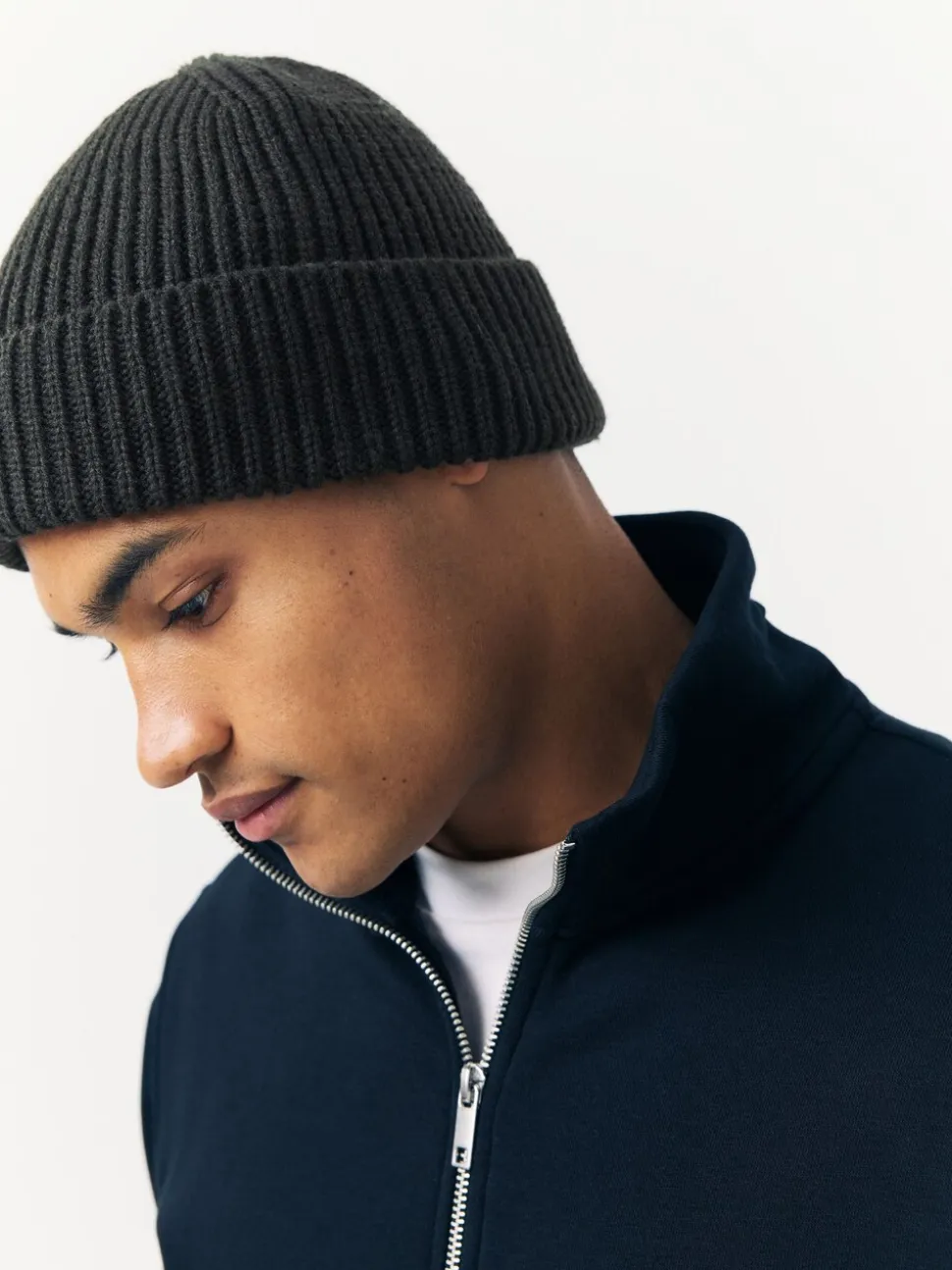 Donkergroen - Beanie-muts