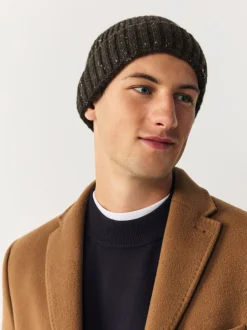 Donkergroen - Neppy Twist Beanie Hat