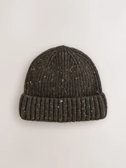 Donkergroen - Neppy Twist Beanie Hat