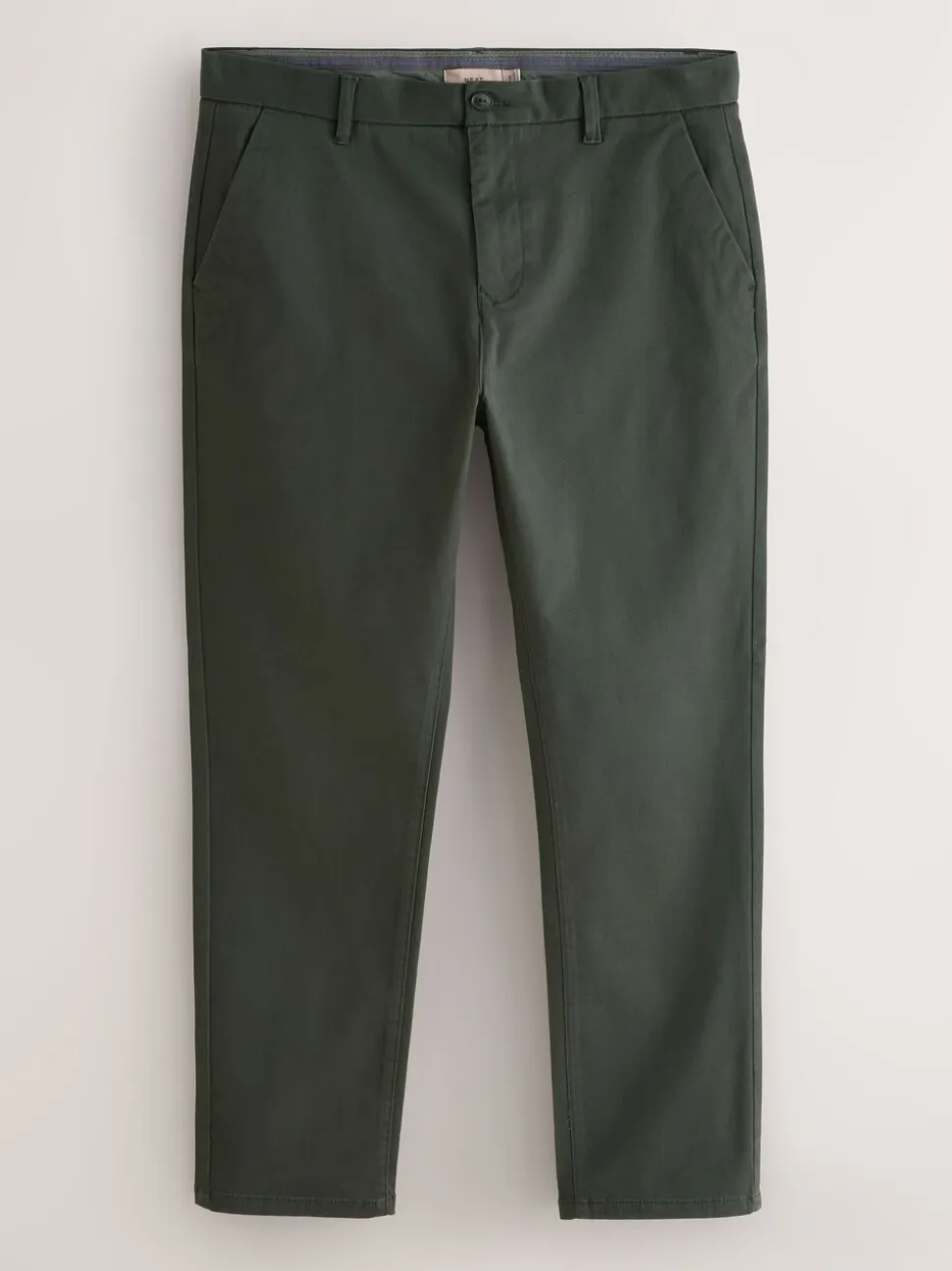 Donkergroen - Slim Fit - Stretchy chino