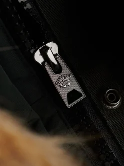 Donkergroen - Superdry Everest bomberjack met capuchon