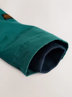Donkergroen - Waterdichte parka met borgvoering (3mnd -7jr)