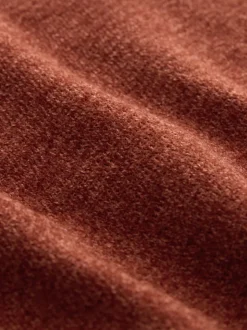 Donkeroranje - Relaxed Fit Plain Chenille Crew Neck Jumper