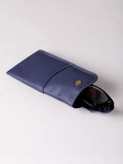 Donkerpaars - Lakeland Leather Glasses Case