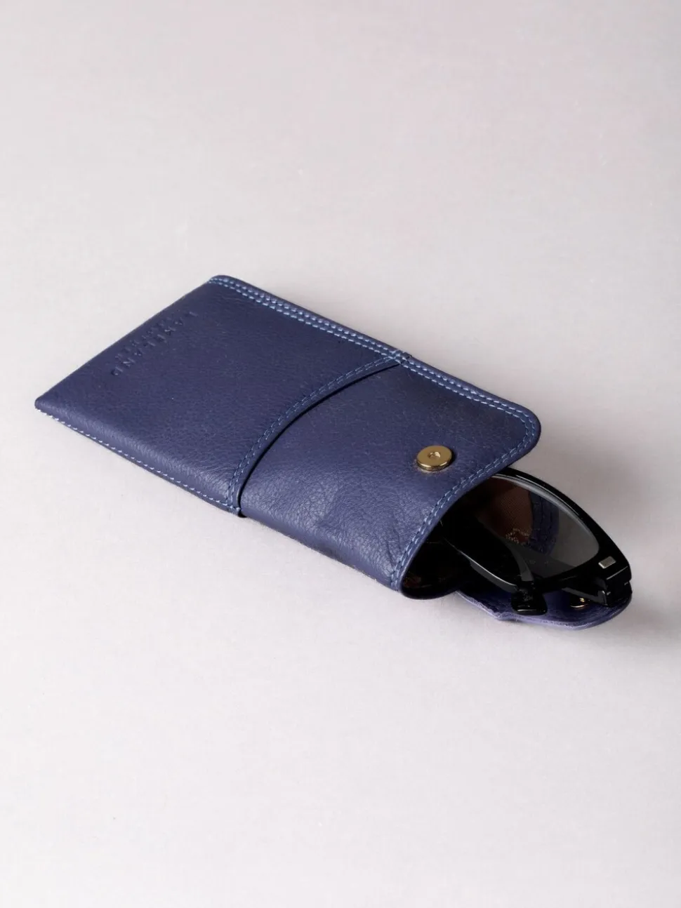 Donkerpaars - Lakeland Leather Glasses Case