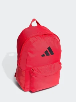 Donkerrood - adidas Classic 3 Bar Logo rugzak
