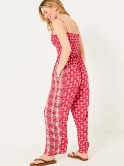 Donkerroze Earth Geo - FatFace - Jumpsuit