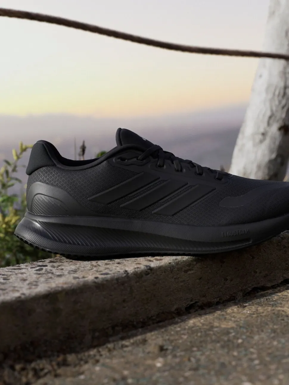 Donkerzwart - adidas Runfalcon 5 Running Trainers