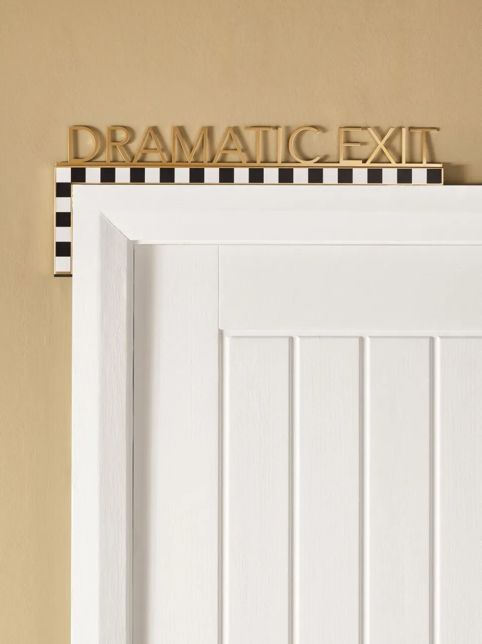 Dramatic Exit Metal Overdoor Wall Sign